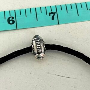 Sterling Football Charm